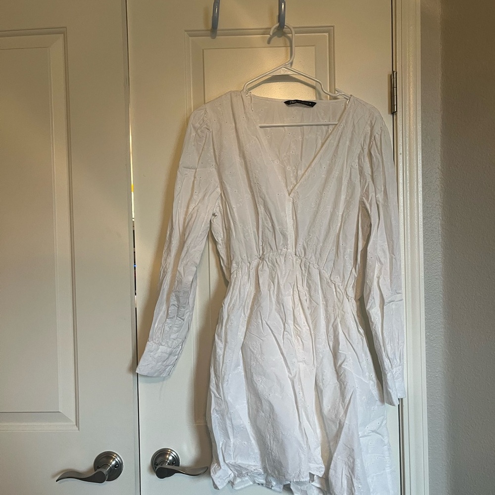 NWOT white zara dress